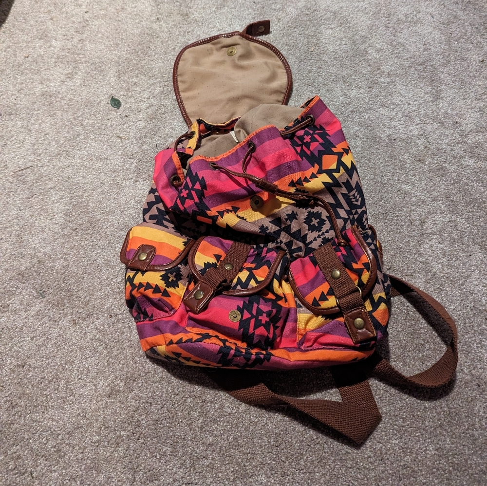 Tribal Aztec backpack